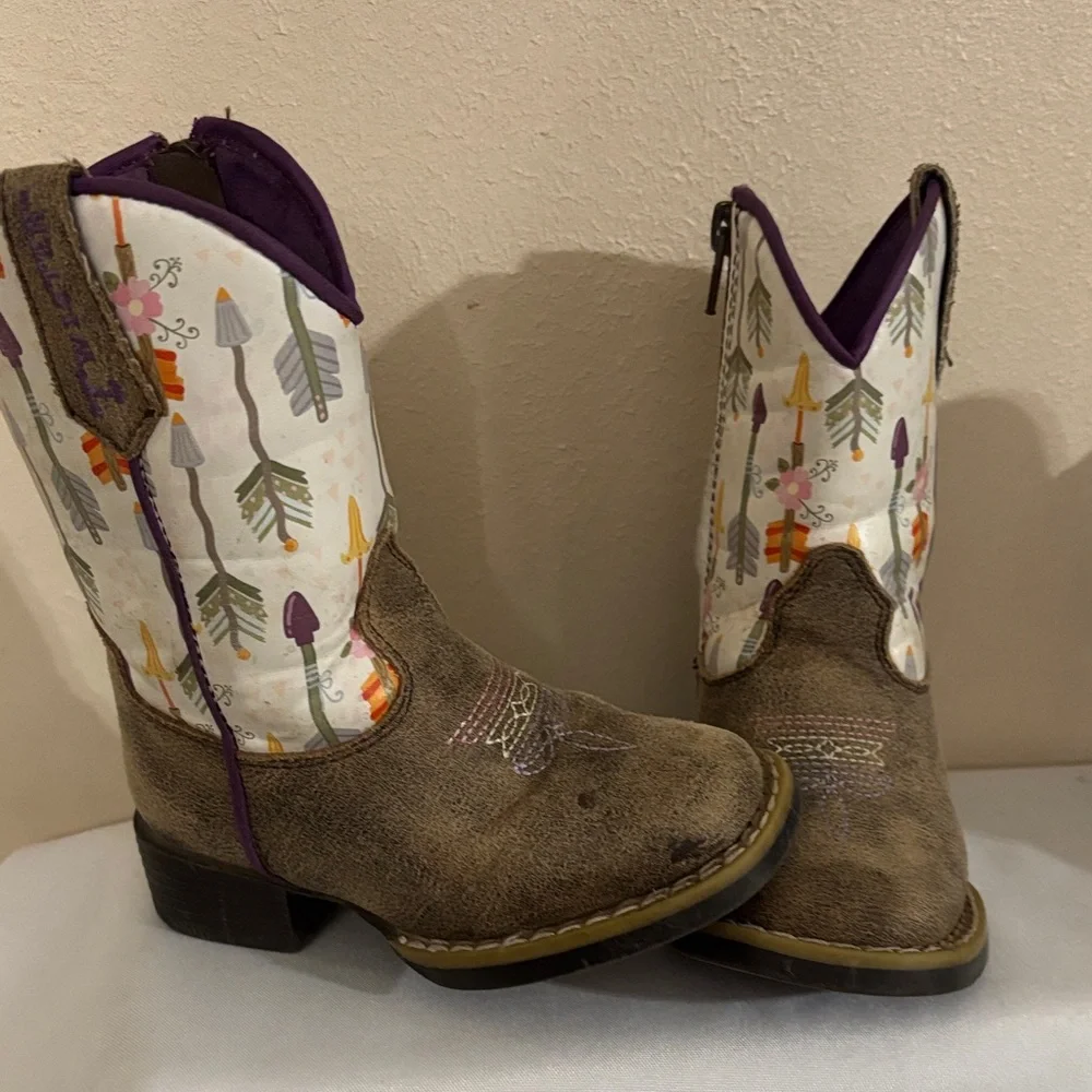 Twister Hannah Girl’s Purple Toddler Cowboy Boots